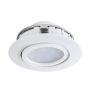 Eglo Pineda indbygningsspot dæmpbar 5,5W 500lm hvid Ø8,4 cm 