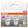 Osram LED-pære Superstar PAR16 dæmpbar GU10 4,5W 2 stk.