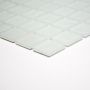 Mosaik Timeless krystal mat hvid 32,7 x 30,2 x 0,4 cm