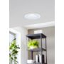 Eglo LED indbygningsspot Saliceto hvid/alu 6 W Ø8,8 cm 
