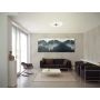 Eglo LED plafond Nieves hvid/sølv 33 W Ø51 cm 
