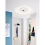 Eglo LED plafond Nieves hvid/sølv 33 W Ø51 cm 