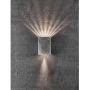 Nordlux væglampe Fold 10 galvaniseret LED