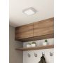 Eglo Fueva 5 plafond 160x160 11W 1350lm børstet stål