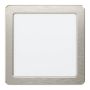 Eglo Fueva 5 plafond 160x160 11W 1350lm børstet stål
