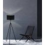Eglo Esteperra gulvlampe H140,5cm sort/guld