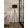 Eglo Esteperra gulvlampe H140,5cm sort/guld