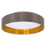 Eglo loftlampe Maserlo 2 cappuccino/guld Ø38x9 cm