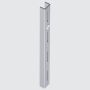 Element-System vægskinne enkelt 50 cm aluminium