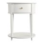 Notio Living Aurora endebord 1 skuffe hvidlakeret 