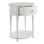 Notio Living Aurora endebord 1 skuffe hvidlakeret 