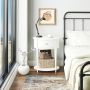 Notio Living Aurora endebord 1 skuffe hvidlakeret 