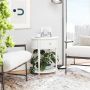Notio Living Aurora endebord 1 skuffe hvidlakeret 
