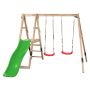 Swing King gyngestativ m/æblegrøn rutsjebane Ava 