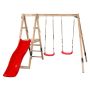 Swing King gyngestativ m/rød rutsjebane Ava 