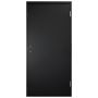 Udhusdør sort 948x2048 mm venstre hængt