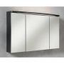 Camargue spejlskab akryl LED grå 1200x702x155 mm