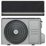 ELL varmepumpe Front Split Dark luft/luft