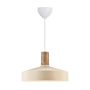 Nordlux Elvas pendel E27 metal/marmor beige Ø37,5 cm