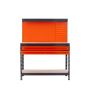 Regalux arbejdsstation stål orange 152,5x120x60 cm