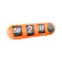 Karlsson Tube Flip vægur orange plast 38 cm