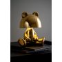 Leitmotiv Bear LED bordlampe plast guld 24 cm