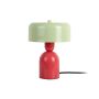 Leitmotiv Double Funky bordlampe E27 metal rød H24 cm
