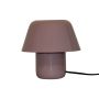 Leitmotiv Afan bordlampe E14 metal lilla H19 cm