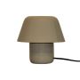 Leitmotiv Afan bordlampe E14 metal grå H19 cm