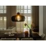 Nordlux Hazo pendel E27 sort træ Ø65 cm