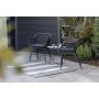 Esschert Design Barbados udendørs tæppe sort/beige 120x180 cm