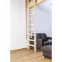 Hemsetrappe OMP ubehandlet gran inkl. glidebeslag 300 cm