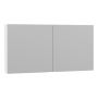 Scanbad spejlskab Select m/elstik 2 låger 64x120 cm - flere farver