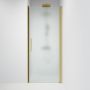 Camargue Skärgård brusedør mat glas/messing profil H198 cm - flere bredder