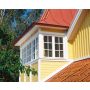 Pinotex dør- & vinduesmaling halvblank hvid base flere str.