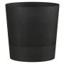 Elho krukke Foss Round plast sort - flere størrelser
