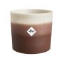 Elho krukke Colour Gradient Round plast brun - flere størrelser