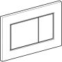 Geberit betjeningsplade Sigma 01 - flere farver