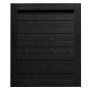Frøslev havelåge Mommark sort 1110x900 mm
