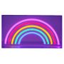 Neon skilt RAINBOW 24X13cm USB 