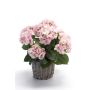 Emerald kunstig hortensia med kurv pink 20 cm 