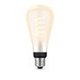 Philips Hue edisonpære Filament White Ambiance ST72 E27 7W