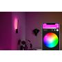 Philips Hue LED væglampe Liane White Color Ambience sort 12 W 56 cm