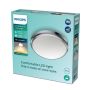 Philips plafond Doris CL257 krom 6 W LED 2700 K IP44 Ø22 cm