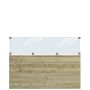 Plus profilhegn m/glas Plank 174x125 inkl. mellemtop 