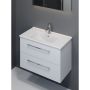 Camargue badmøbelsæt Svanholm Essential mat hvid 75 cm 