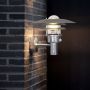 Nordlux væglampe Lønstrup 32 med sensor galvaniseret Ø32 cm