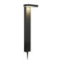 Nordlux solar-bedlampe Rica Square sort LED IP44 H60 cm 