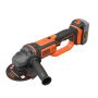 Black & Decker akku vinkelsliber BCG720M1-QW 18V inkl. batteri og lader 