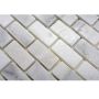 Mosaik Ibiza natursten hvid 30,5 x 30,5 cm